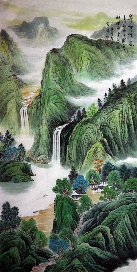 山水画 风水|山水画中的一些风水讲究